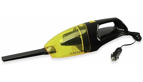 Dunlop Automotive 141114, Automotive Aspirapolvere A Umido E A Secco, 12 V/60 W, Prolunga Per Ugelli, Nero/Giallo