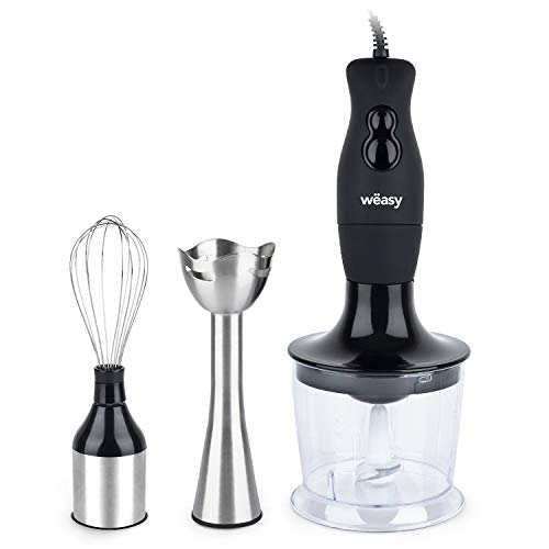 Winkel Bx6 Frullatore A Immersione, 200 W, Nero