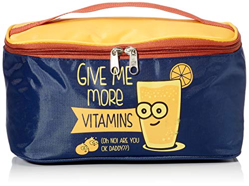 Quid Borsa Portamen 21 X 13 X 16 Cool Festival Qd, Acciaio Inox, Multicolore