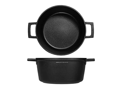 H&H Casseruola 2 Manici Essential Borghese Cm 24