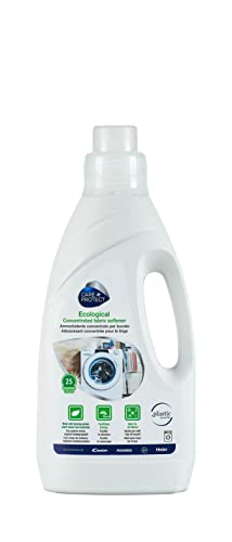 Care + Protect Ammorbidente Ecologico Per Bucato, Concentrato, Ipoallergenico, Senza Coloranti E Fosfati, 750 Ml Per 25 Lavaggi