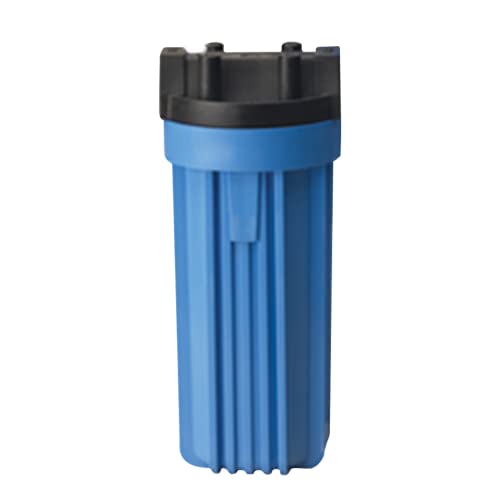 Pentair - Alloggiamento Standard - Contenitore Filtro Acqua - Per Cartucce Standard 10'' - Nero/Blu 3/4'' I/O - Con Rilascio Di Pressione