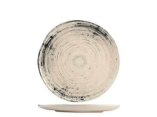 H&H 3241401 Piatto Piano Silk, Stoneware, 26 Cm