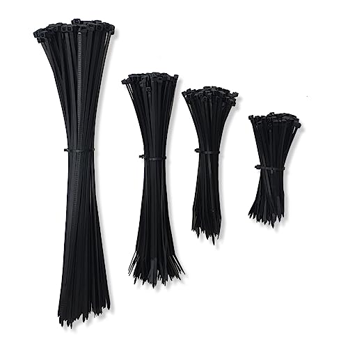 Arnocanali Kit700N Kit Misto Fascette Di Serraggio Per Cavi, Colore Nero, 700 Pezzi