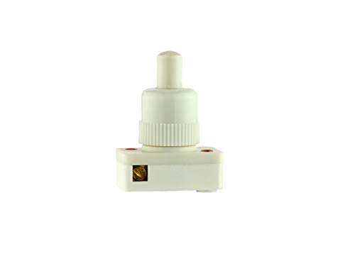 Interruttore A Pulsante, On/Off, Marca Castelco, 1 Amp 250 Vac, Di Alta Qualità, Prodotto Nel Regno Unito.