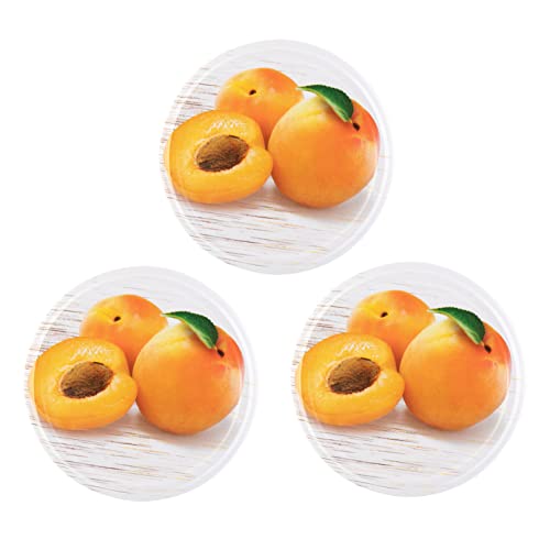 3 Tappi A Vite, 82 Mm, Colore: Pesca