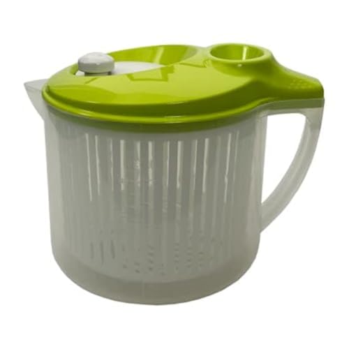 Snips | Centrifuga Lava & Asciuga| Centrifuga Per Insalata | Centrifuga Per Insalata Con Scolo Dell'Acqua Dal Coperchio |3 Lt | 19,5 X 26,5 X 19 Cm |
