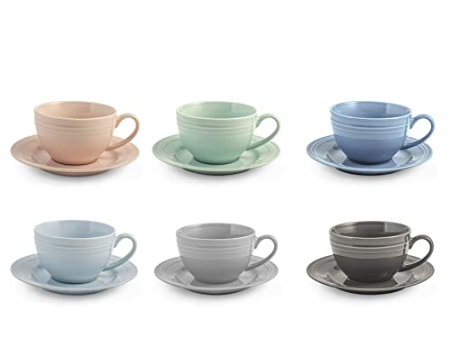 H&H Set 6 Tazze T Loft Assortite Cc220