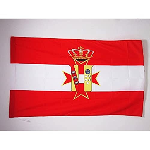 Az Flag Bandiera Granducato Di Toscana 1569-1859 150X90Cm - Bandiera Toscana - Italia 90 X 150 Cm Foro Per Asta