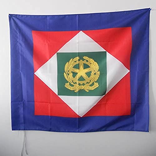 Az Flag Bandiera Presidente Della Repubblica Italiana 90X90Cm - Bandiera Stendardo Italia 90 X 90 Cm Foro Per Asta