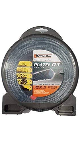 Filo Decespugliatore Platin Cut Originale Emak - Efco - Oleomac Quadrato Seghettato 3,5 Mm, 32 Mt