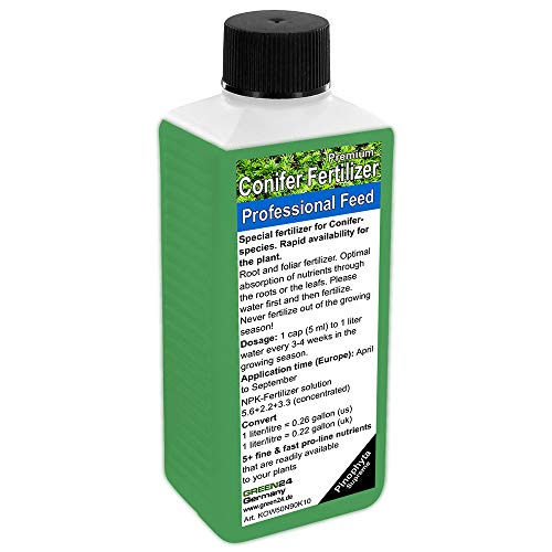 Green24 Conifers Plant Food - Pinophyta Fertilizzante Liquido Hightech Npk, Radice, Suolo, Fertilizzante Fogliare