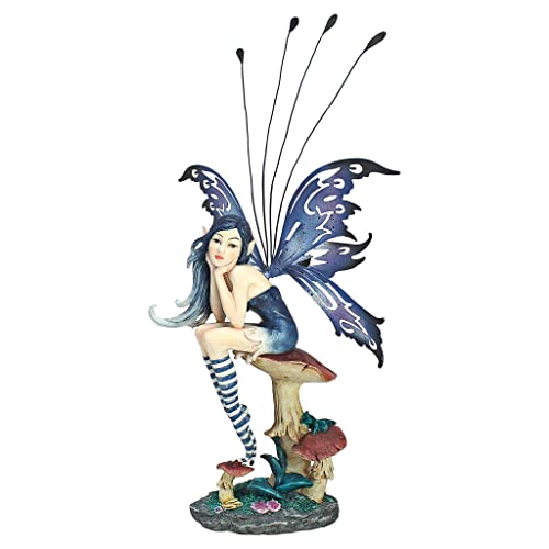 Design Toscano Qs232725 Statua Zaffiro, La Fata Pepperwand, Multicolore