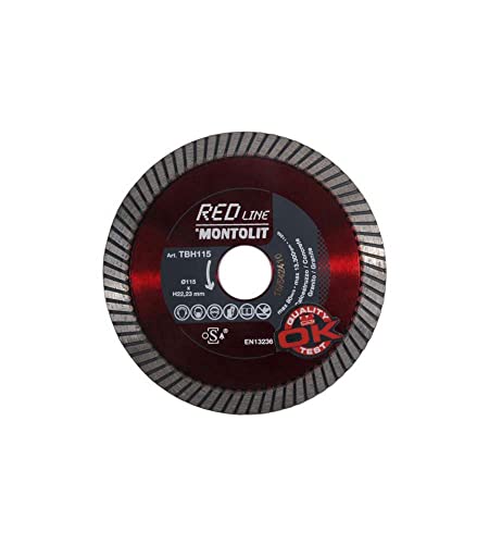 Dischi Diamantati Montolit "Red Line Professional" Altezza Corona Mm.10-115 Mm