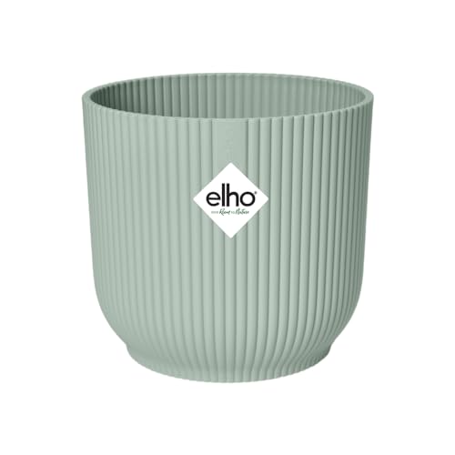 Elho Vibes Fold Round Mini 9 - Vaso Per Piante Da Interno - Ø 9.3 X H 8.8 Cm