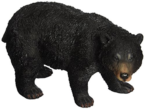 Design Toscano Qm24217001 Statua Orso Nero, Che Cammina, Multicolore