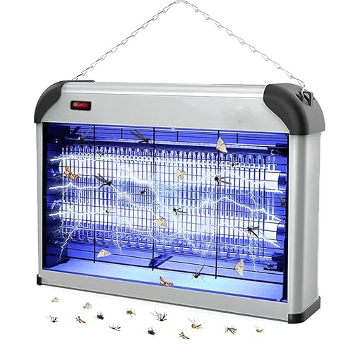Palucart Zanzariera Elettrica Johnson Z 10 Lampada Anti-Zanzara A Led Con 2 Lampade Uv Elimina Insetti Volanti Elettrico, Zanzariera Per Interno Coper