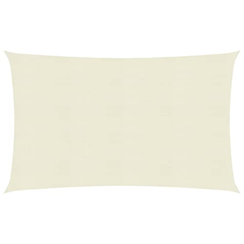 Vidaxl Vela Parasole 160 G/M² Crema 2X5 M In Hdpe