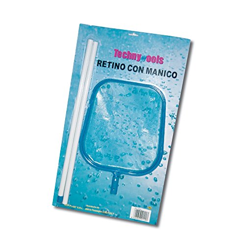 New Plast 4012 - Retino Con Manico Fisso Per Piscina, In Plastica