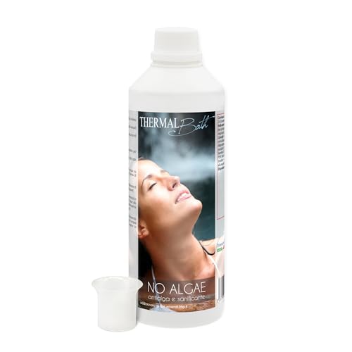 Antialga Super Concentrato Con Sali Minerali (Magnesio, Potassio, Iodio) Noalgae 500Ml + Dosatore - Per Piscina E Idromassaggio (Jacuzzi,Teuco,Dimhora