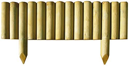 Fraschetti Bordure Per Recinzioni Staccionata In Legno Impregnato 100X30 Cm.
