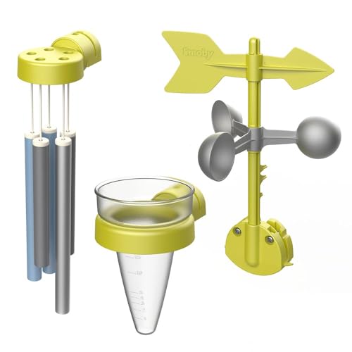 Smoby - Kit Meteo - Accessori Casa Smoby - Carillon + Pluviometro + Banderuola - Dai 2 Anni