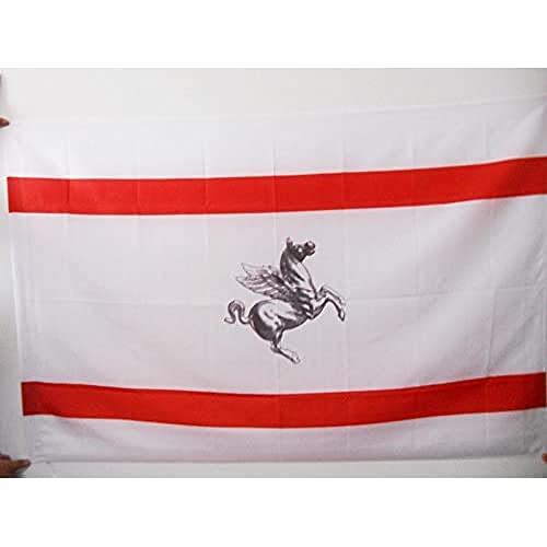 Az Flag Bandiera Toscana 150X90Cm - Bandiera Regione Toscana - Regione Italia 90 X 150 Cm Foro Per Asta