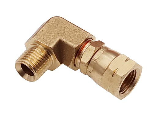 Raccordo A Gas Filettato A Sinistra Da 1/4", Raccordo A 90 Gradi Per Il Collegamento Di Regolatori Di Pressione, Regolatori Di Gas, Raccordi E Tubi De