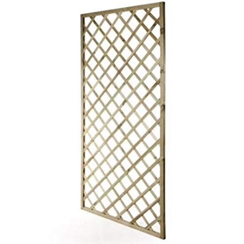Verdelook Grigliato In Legno Impregnato Rettangolare Arredo Esterni, 180X90 Cm