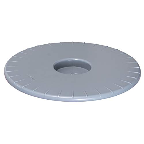 Wagner Carrello Per Piante Ultraflat Ø 30 X 2,5 Cm I Carrello Per Fiori Per Interni, Bianco I Portavaso Ultra Sottile In Plastica Abs
