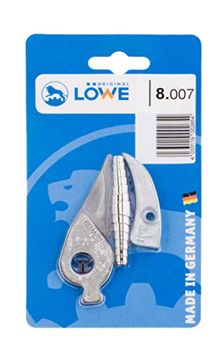 Löwe 8.007 - Set Di Pezzi Di Ricambio Per Cesoie Da Giardino A Incudine, 5 Pezzi, Lama Di Ricambio, Molle, Viti Di Ricambio Per Cesoie A Incudine Con