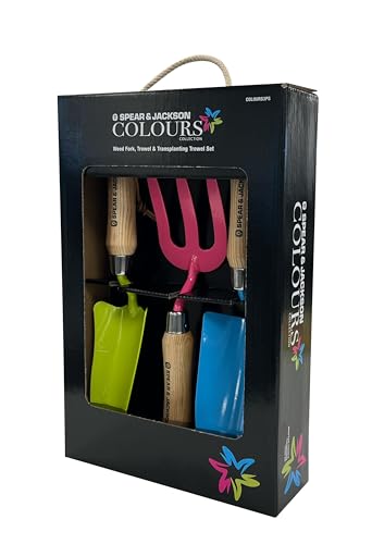 Colours Spear And Jackson - Cazzuola, Forchetta Per Erbacce/Trapianto