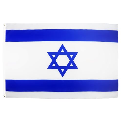 Az Flag Bandiera Israele 150X90Cm - Bandiera Israeliana 90 X 150 Cm