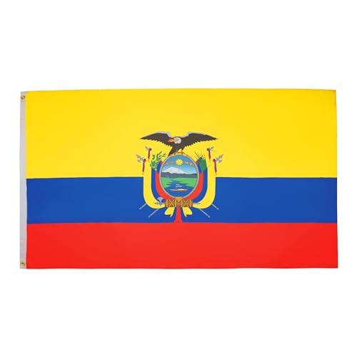 Az Flag Bandiera Ecuador 150X90Cm - Bandiera Ecuadoregna 90 X 150 Cm