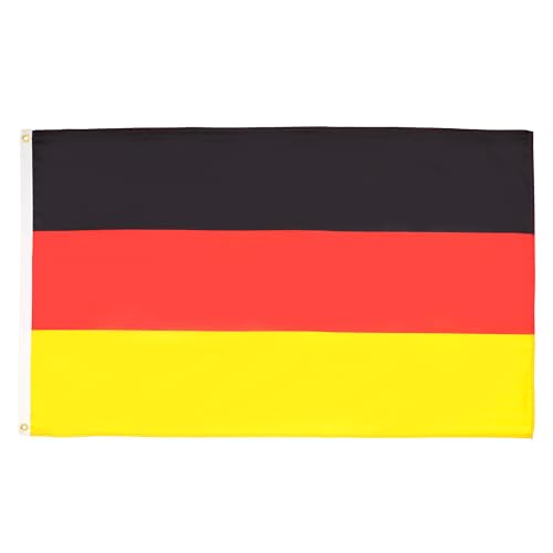 Bandiera Germania 150X90Cm - Gran Bandiera Tedesca 90 X 150 Cm Poliestere Leggero - Bandiere - Az Flag
