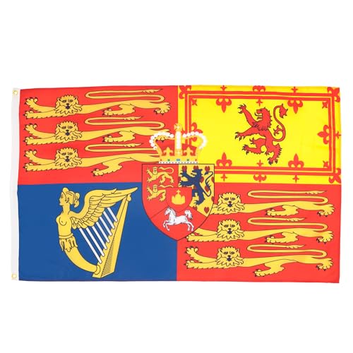 Az Flag Bandiera Reale Del Regno Unito 150X90Cm - Bandiera Britannica – Inglese – Uk 90 X 150 Cm