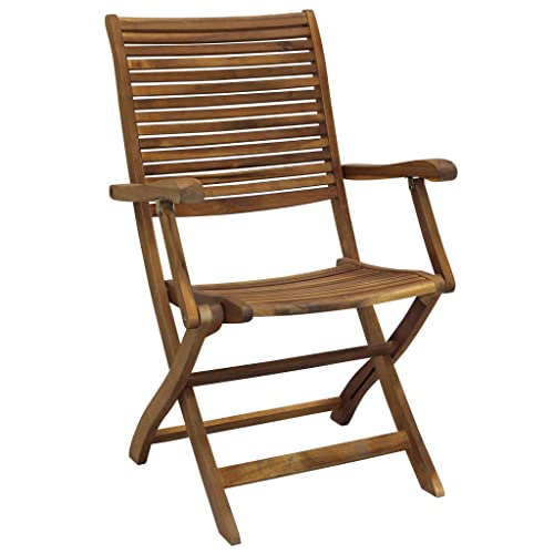 Poltrona In Legno Acacia Gold 54X64Xh94 Esterno Arredo Giardino Casa Ac805074