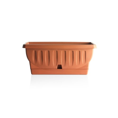 Bama Natura, Casetta Con Piattino Per Acqua, Terracotta, 50 Cm