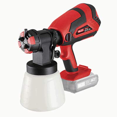 Pistola A Spruzzo Elettrica A Batteria Litio 18V (Non Inclusa) Da 600W Con Flusso Massimo Di 0,6 L/Min, Verniciatura E Sanificazioni Con Contenitore D