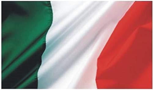 Bandiera Italia Italiana Tricolore Cm. 150 X 90 Poly Lucido Acetato