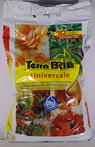 Terrabrill Universale Con Riserva D'Acqua In Confezione Da 10 Litri