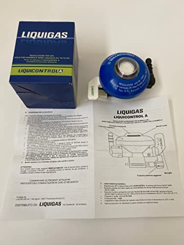 Homely Regolatore Per Gpl Solo Per Bombole Nere Liquigas Da 10/15 Kg Made In Italy