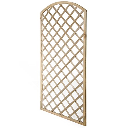 Verdelook Grigliato Ad Arco In Legno Impregnato Arredo Esterni Giardino 180X90 Cm