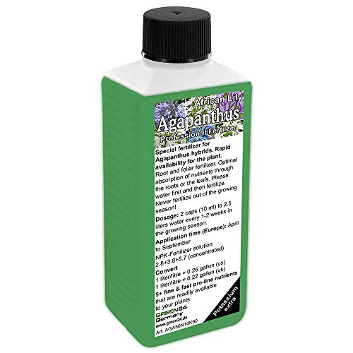 Fertilizzante Liquido Per Agapanthus (Giglio Africano, Giglio Del Nilo) Hightech Npk, Radice, Suolo, Fogliame, Fertilizzante – Concime Professionale -