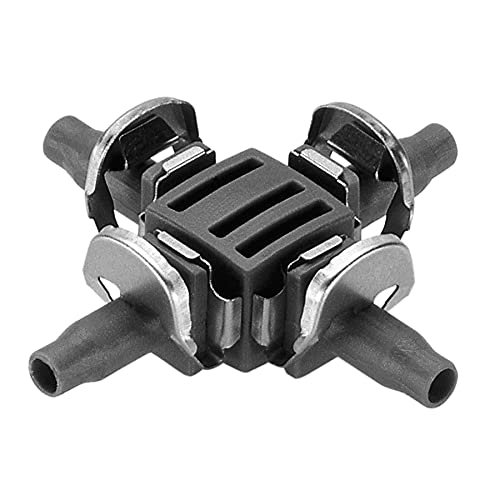 Gardena 8334-20, Connettore Per Tubo Per Diramare Il Tubo Del Distributore, Sistema Micro-Drip, 4,6 Mm (3/16"), Set Di 10 Pezzi