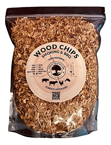 5 Litri Di Trucioli Di Legno Per Barbecue E Affumicatori, 100% Naturale Da Foreste Polacche (Ontano)