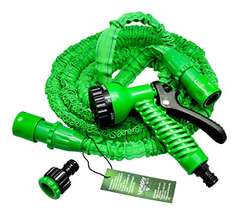 Xpansy C2607A Hose Basic - Tubo Flessibile Estensibile Con La Pressione Dell'Acqua, Verde, 7,5 Metri