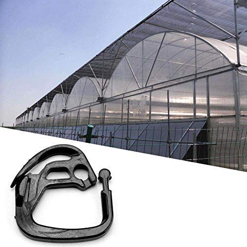 Gancio Netto 50Pcs Rete Ombreggiante Verde 150 Ombra Netto Morsetto Clip Della Rete Dell'Ombra Trellis Fiore Giardino Vite Vegetale Fissa Supporto Per