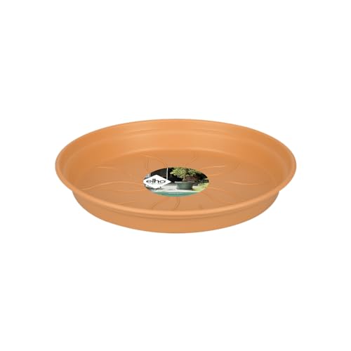 Elho Green Basics Saucer Sottovaso, Marrone, 22 Cm