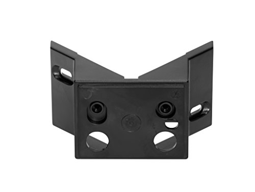 Steinel Ewh 02 Staffa Angolare A Parete, Adatto Per H 150, Hs 150, Hs-Fe 150, Montaggio Rapido Con Viti, Per Angoli Esterni, Nero